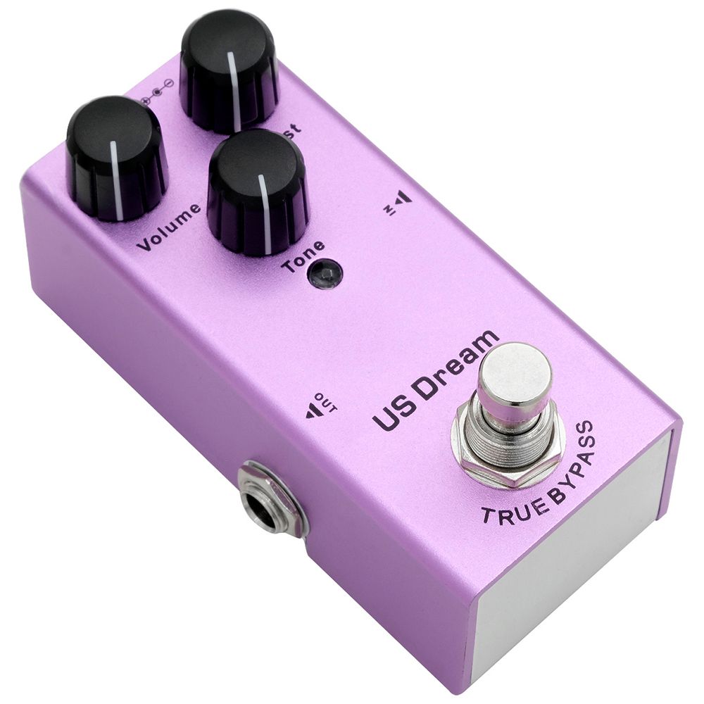 MultiEffect Electric Guitar Pedal Classic Overdrive Crunch Distortion Vintage Chorus Delay 9
