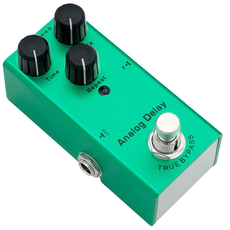 MultiEffect Electric Guitar Pedal Classic Overdrive Crunch Distortion Vintage Chorus Delay 10