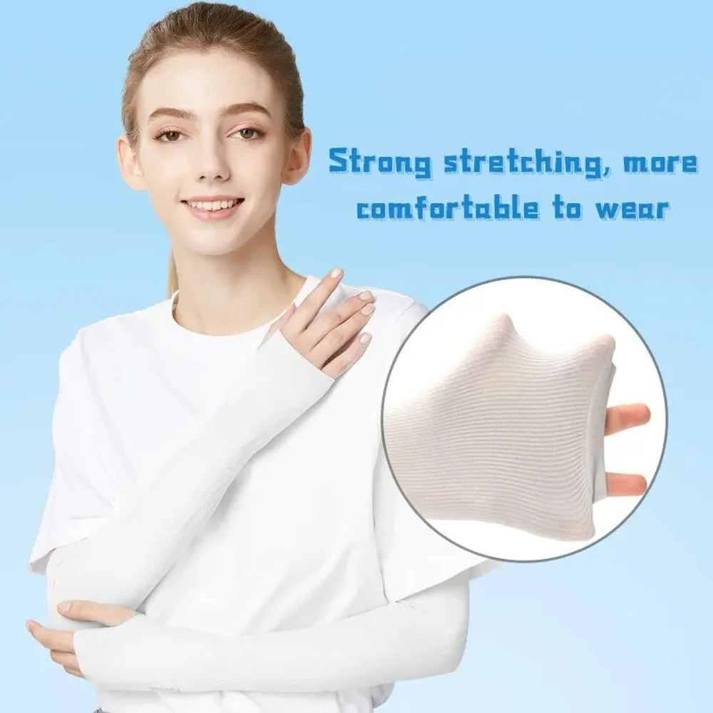 Breathable Ice Cloth Arm Sleeves by XTIGER Unisex Sun Protection for Cycling Running  Volleyball