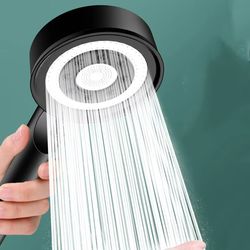high pressure handheld shower head, 5 modes water-saving nozzle with spa massage & pressurized spray for bathroom