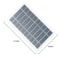 Compact 2W 5V Solar Charger Portable Mini Solar Panel for Outdoor Phone Charging