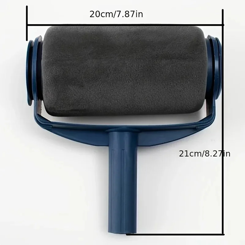Wall Paint Roller with SelfPriming Drum Brush Latex Painting Tool for Smooth Coats
