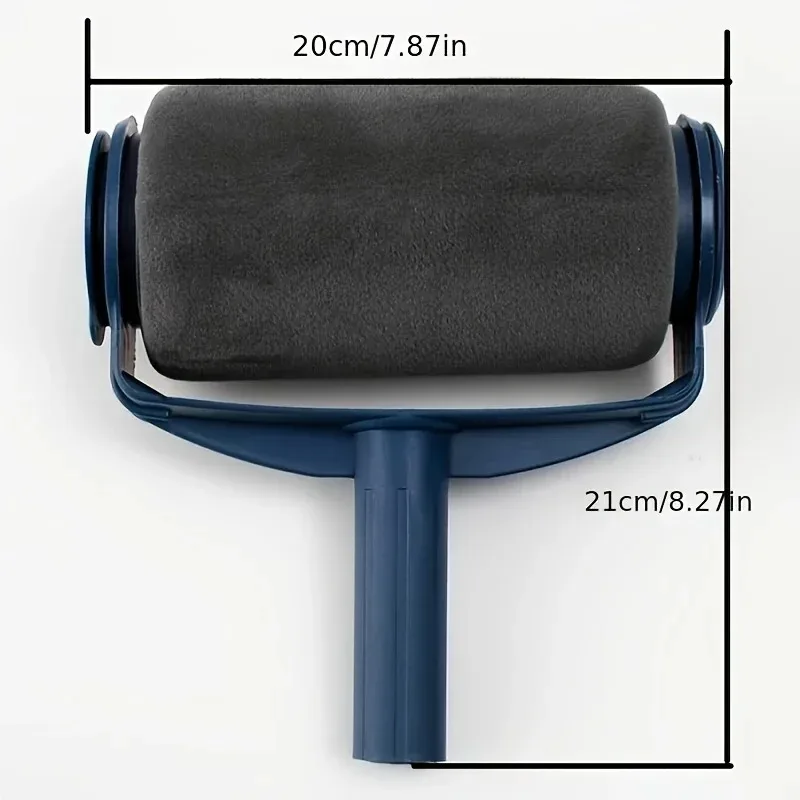 Wall Paint Roller with SelfPriming Drum Brush Latex Painting Tool for Smooth Coats