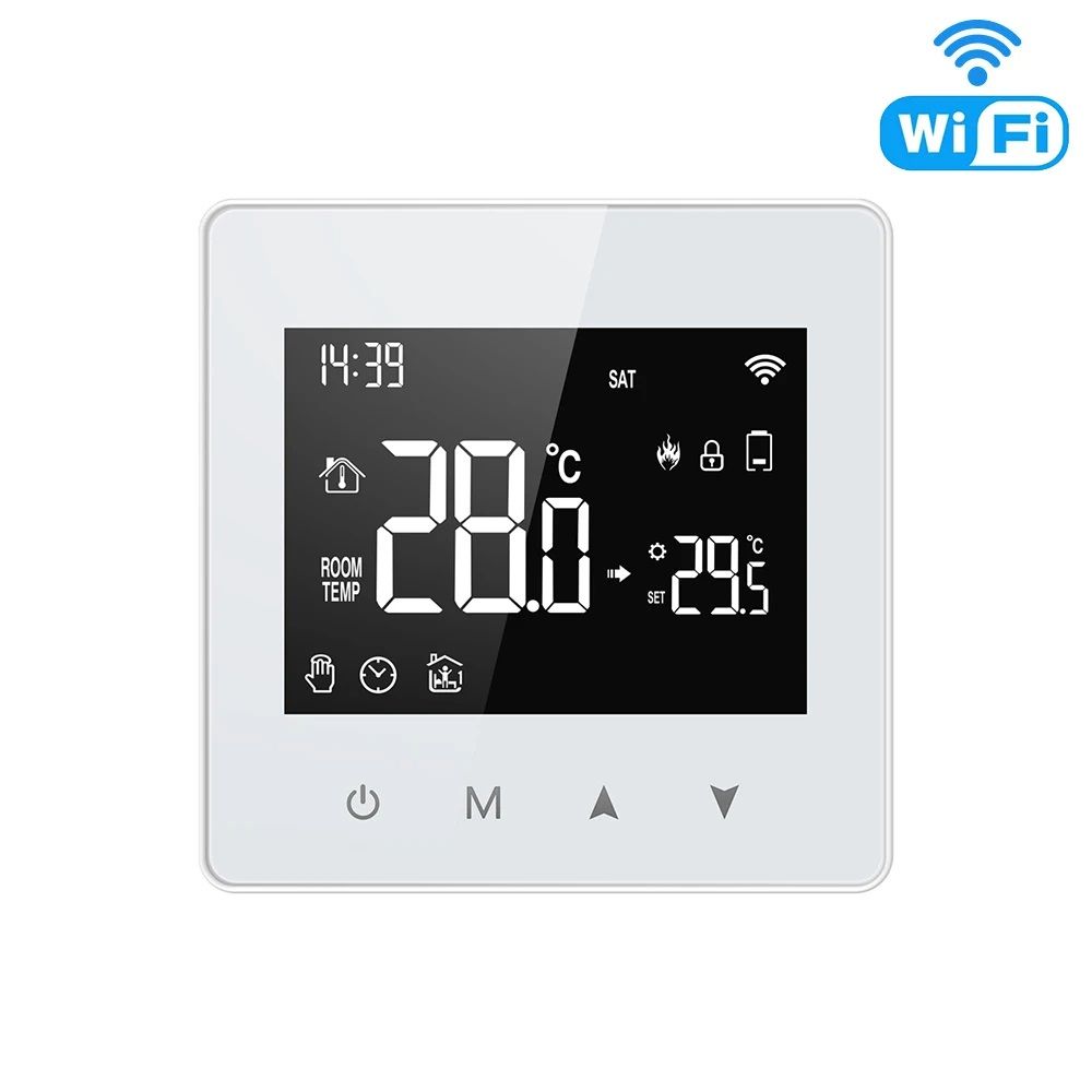 AVATTO Tuya WiFi Smart Thermostat BatteryPowered Temperature Controller For WaterGas Boilers 1