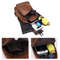 Multifunctional Casual PU Crossbody Bag with USB Charging Mens Chest Bag for Daily Use