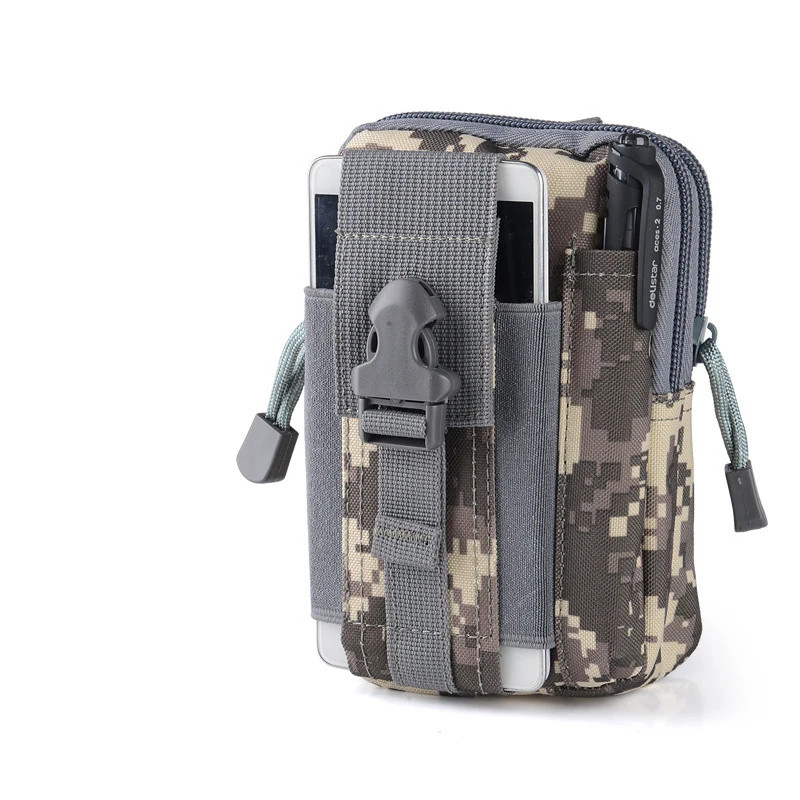 Mens Camouflage Tactical Leg Bag Waterproof Motorcycle  Cycling Waist Pack