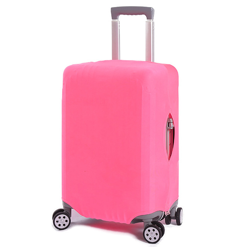Fashion Travel Suitcase Protective Cover Solid Color Fits 1832 Inch Luggage