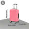 Fashion Travel Suitcase Protective Cover Solid Color Fits 1832 Inch Luggage
