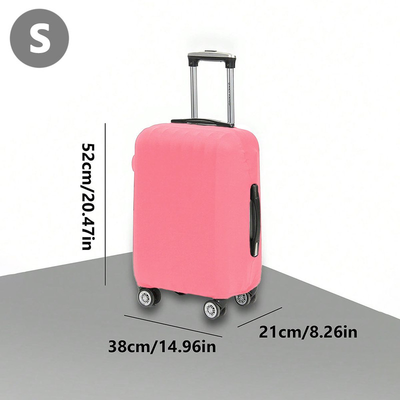 Fashion Travel Suitcase Protective Cover Solid Color Fits 1832 Inch Luggage