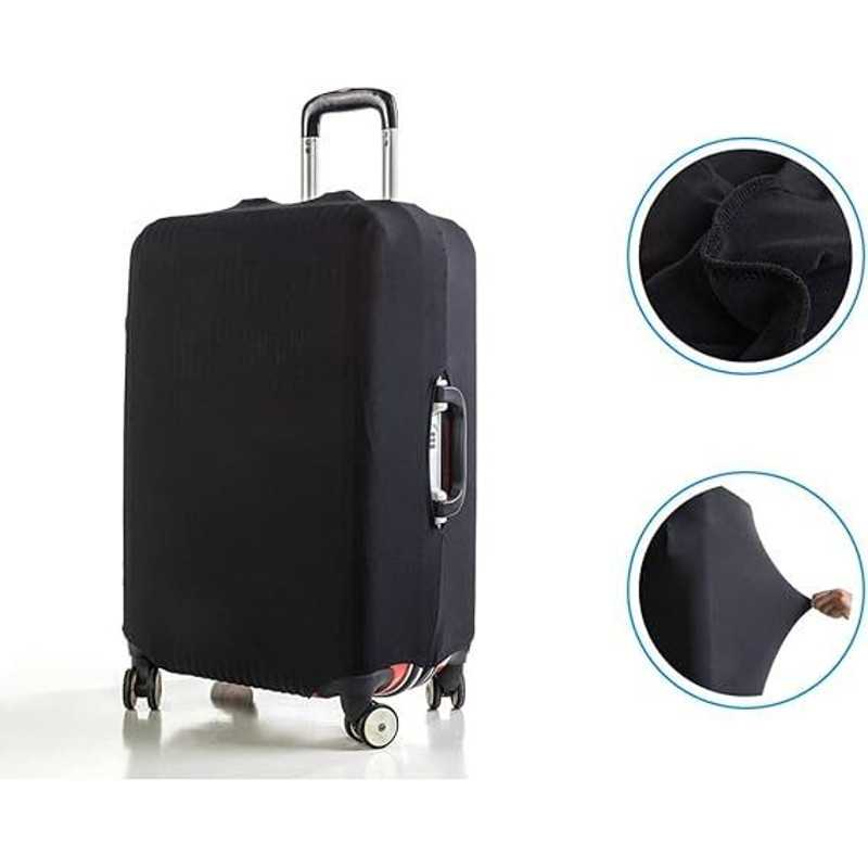 Fashion Travel Suitcase Protective Cover Solid Color Fits 1832 Inch Luggage