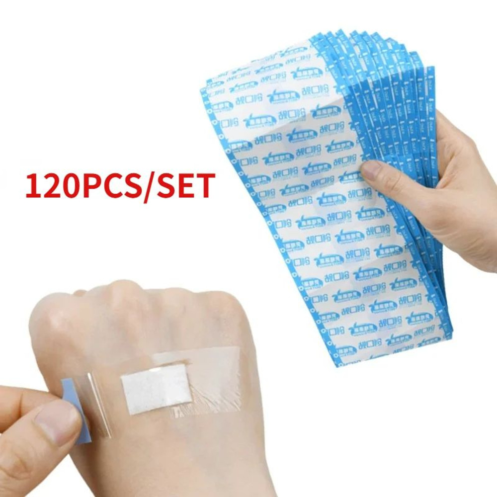 Transparent Waterproof Adhesive Bandages Skin Patch Wound Dressing Plasters For Children  Adults 0