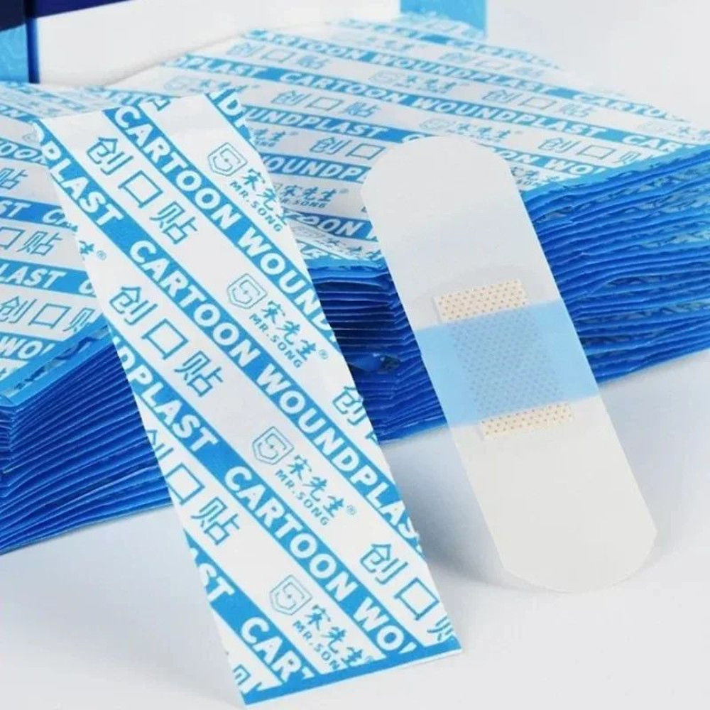 Transparent Waterproof Adhesive Bandages Skin Patch Wound Dressing Plasters For Children  Adults 4