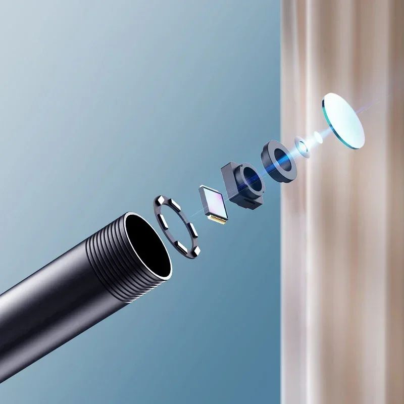 Mini Endoscope Camera For Android Waterproof Borescope With Adjustable LED Lights USBTypeC Adapter 4