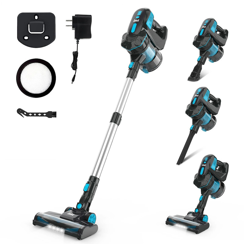 Cordless Stick Vacuum Cleaner Powerful Suction Lightweight For Household Pet Hair Carpet  Floor 2
