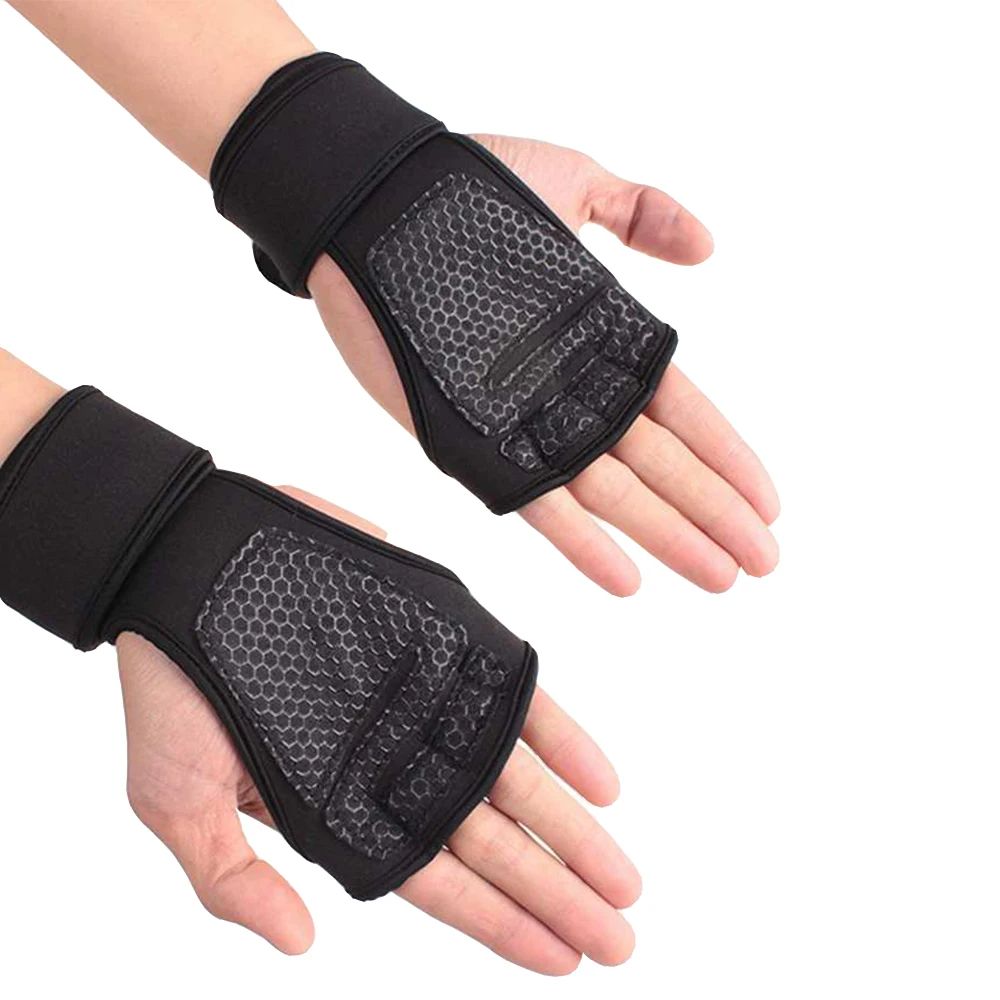Unisex Training Sport Gloves Fitness Bodybuilding Weightlifting Gym Workout Gloves Hand Wrist Palm  4