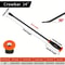 Industrial Grade Thicken Pry Bar Angled Tip Crowbar With Protective Hammer Strike Cap Handle 8