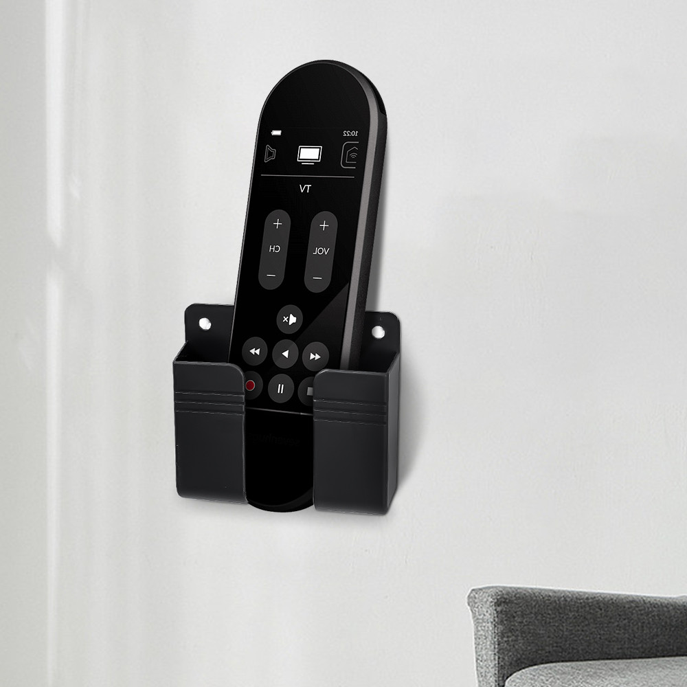 Multifunction Wall Mounted Holder Stand Storage Box For TV Remote Mobile Phone  DIY Charging Organi 2