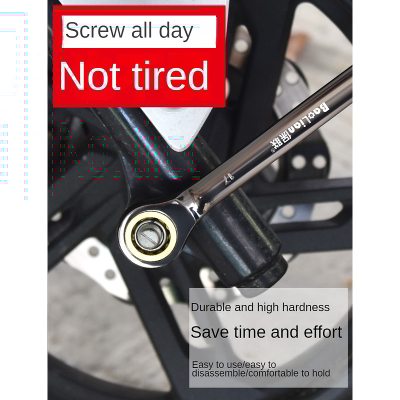 Universal Torx Wrench Adjustable Torque 822mm Ratchet Spanner For Bicycle Motorcycle Car Repair Too 3