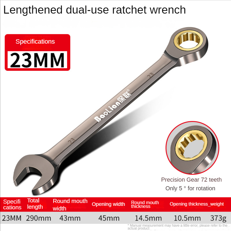 Universal Torx Wrench Adjustable Torque 822mm Ratchet Spanner For Bicycle Motorcycle Car Repair Too 19