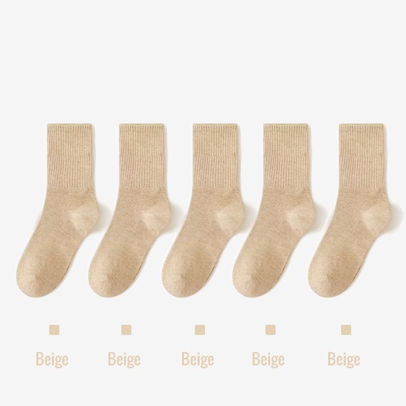 Breathable Cotton Long Socks For Men Business Dress Socks Soft  Colorful For Spring Summer 8