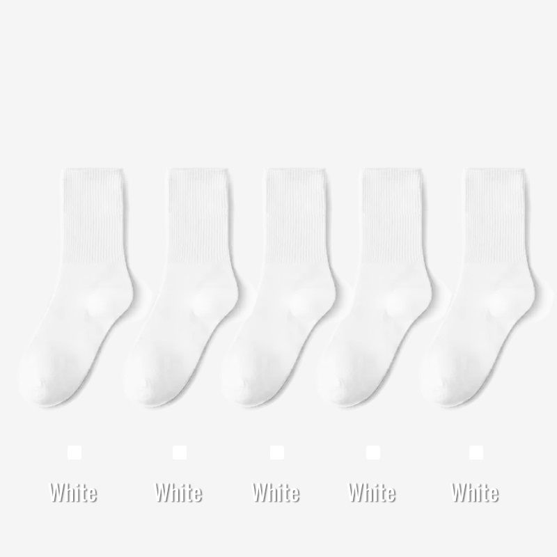 Breathable Cotton Long Socks For Men Business Dress Socks Soft  Colorful For Spring Summer 4