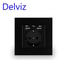 Delviz Wall USB Power Socket 16A EU Standard Outlet With Dual USB Ports 110V250V AC Modern Crystal 3