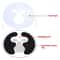 Facial Electrode Pads Gel Patch SelfAdhesive Reusable Electrotherapy Pads For Digital Therapy Elect 1
