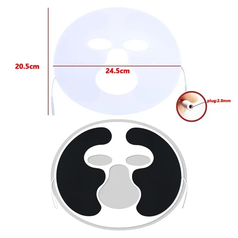 Facial Electrode Pads Gel Patch SelfAdhesive Reusable Electrotherapy Pads For Digital Therapy Elect 4