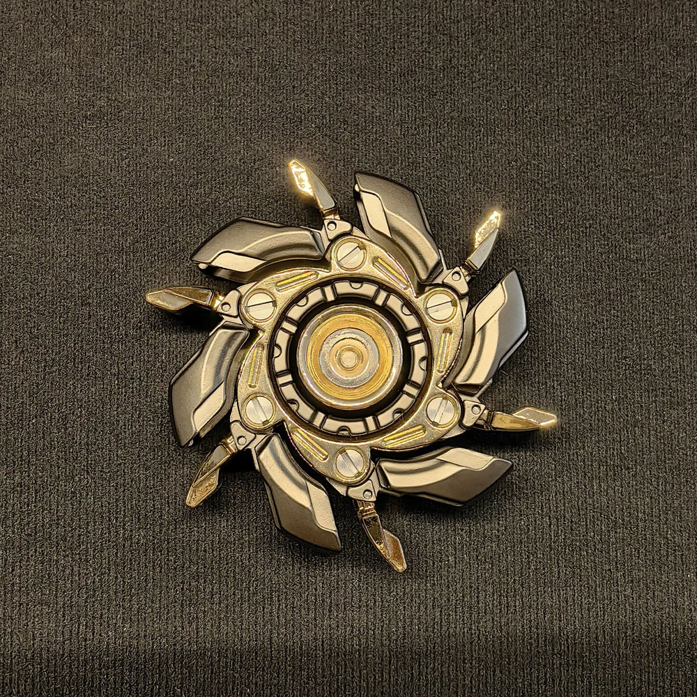 Magnetic EDC Fidget Sliders Open Armor Spinning Top Fidget Toy For Adult Stress  Anxiety Relief 2