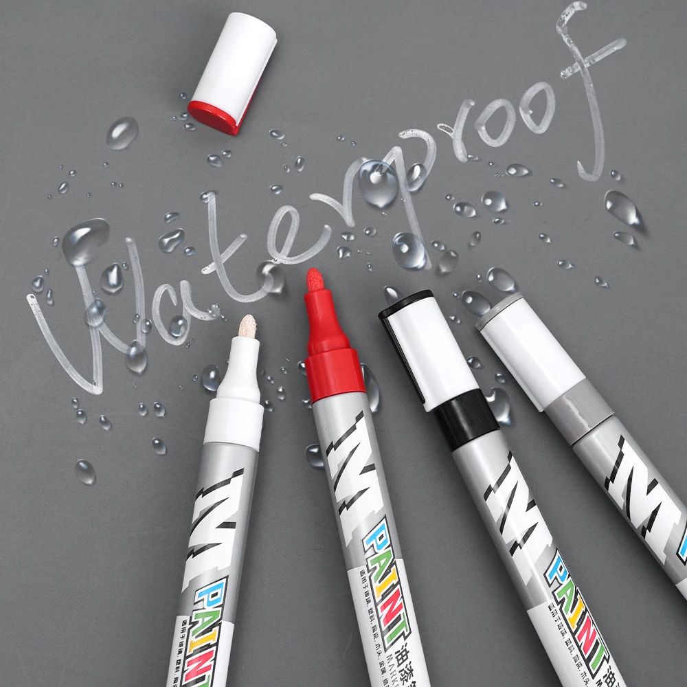 Car High Gloss Paint Pen Scratch Repair Marker For Tires Auto Filler Remover Pen For Cars Tyre Lett 3