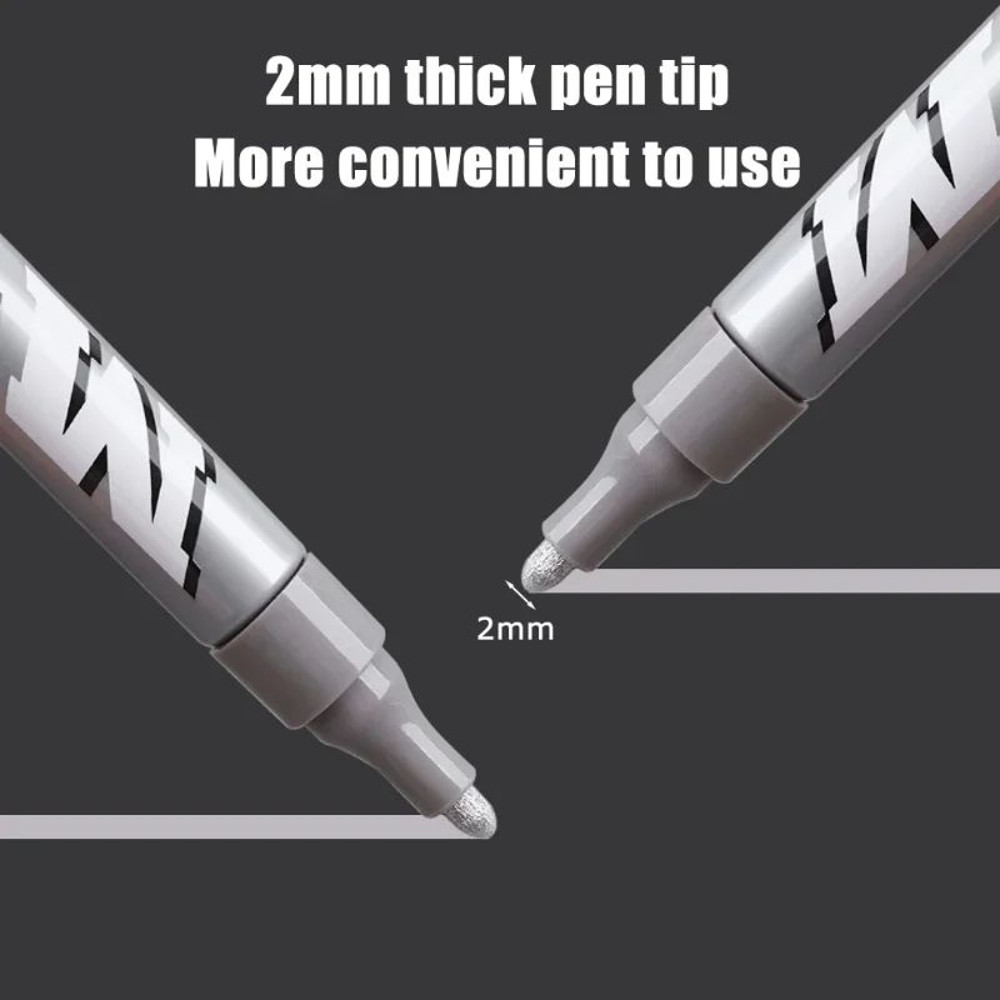Car High Gloss Paint Pen Scratch Repair Marker For Tires Auto Filler Remover Pen For Cars Tyre Lett 4