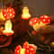 Whimsical Mushroom LED Fairy String Lights Indoor Decorative Christmas Party Ambience 3