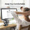 90 Adjustable USB Desk Fan Ultra Quiet 4Speed Portable Cooling Fan For Office  Home 3