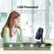90 Adjustable USB Desk Fan Ultra Quiet 4Speed Portable Cooling Fan For Office  Home 4