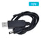 USB To DC StepUp Power Adapter Cable 5V To 9V12V Boost Line Converter With 21x55mm Plug 6