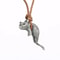 Original Design Cat Pendant Necklace Creative Personality Jewelry Gift For Women Men 4