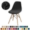 Velvet Shell Chair Cover Solid Color Stretch Armless Seat Slipcover For Dining Room Home Hotel Wedd 5
