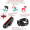 Ultra Bright USB Rechargeable Rear Bike Tail Light Red LED Safety Taillight For Easy Bicycle Instal 3