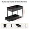 Under Sink Organizer 2Tier Sliding Cabinet Basket Kitchen Bathroom Storage Rack With Hooks And Han 6