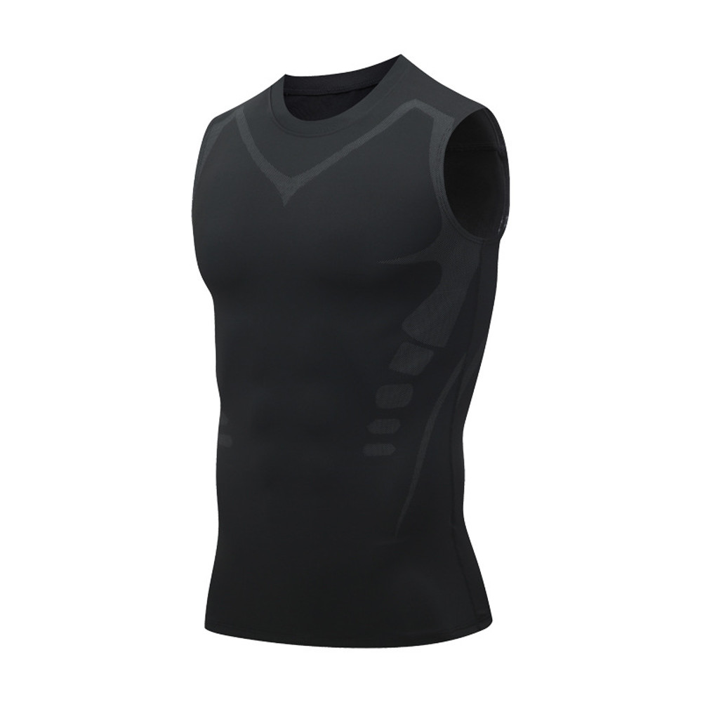 Mens Ice Silk Sports Vest Sleeveless Quick Dry Running Shirt For Gym Basketball Summer Fitness 2