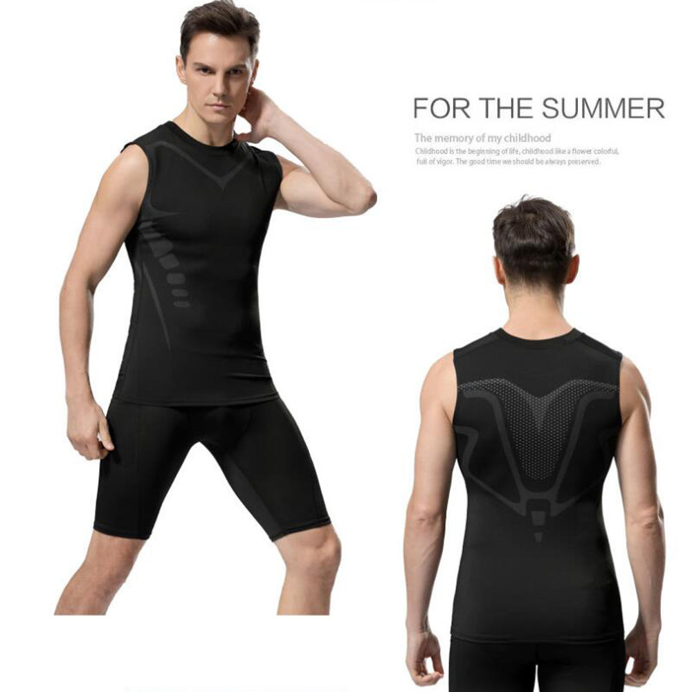 Mens Ice Silk Sports Vest Sleeveless Quick Dry Running Shirt For Gym Basketball Summer Fitness 3