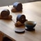 SnailShaped Wood Cup Mat Set Heat Insulation Table Placemats Wooden Tea Coaster Tray Creative Gi 4