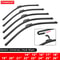 Universal Car Windshield Wiper Blades Hook Compatible Frameless Bracketless Soft Rubber Wiper For S 0