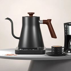 smart constant temp gooseneck electric kettle, hand brew coffee, milk powder & tea pot with timer