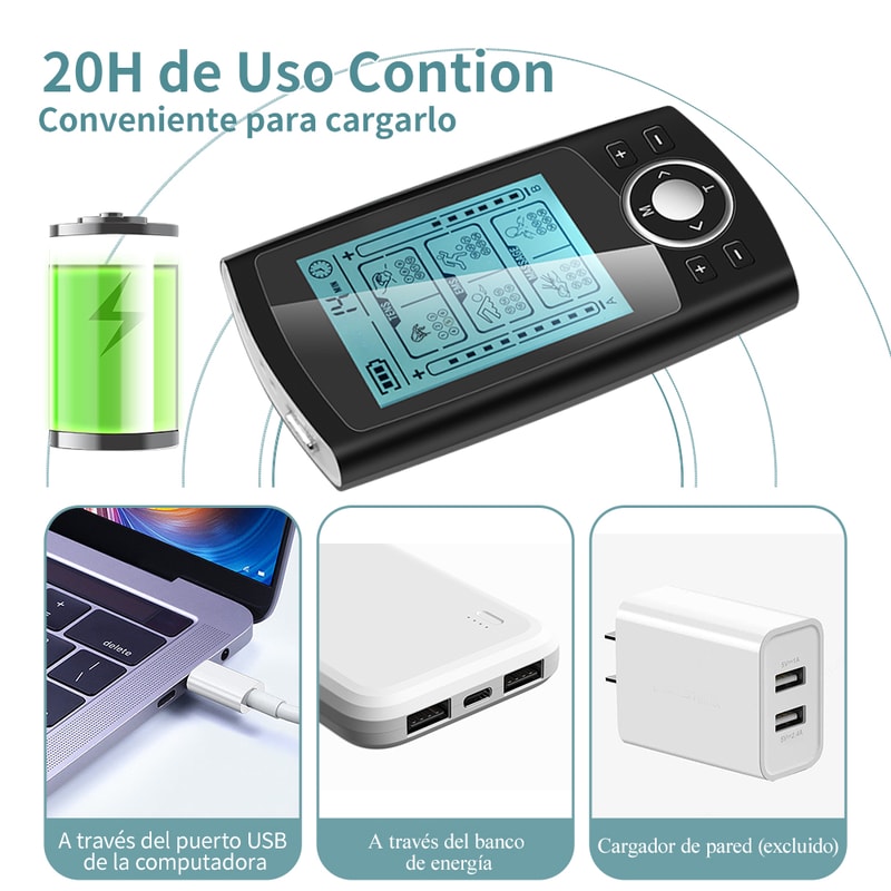 TENS Massage EMS Muscle Stimulator 36Mode Electric Body Massager For Pain Relief Slimming Therapy 3