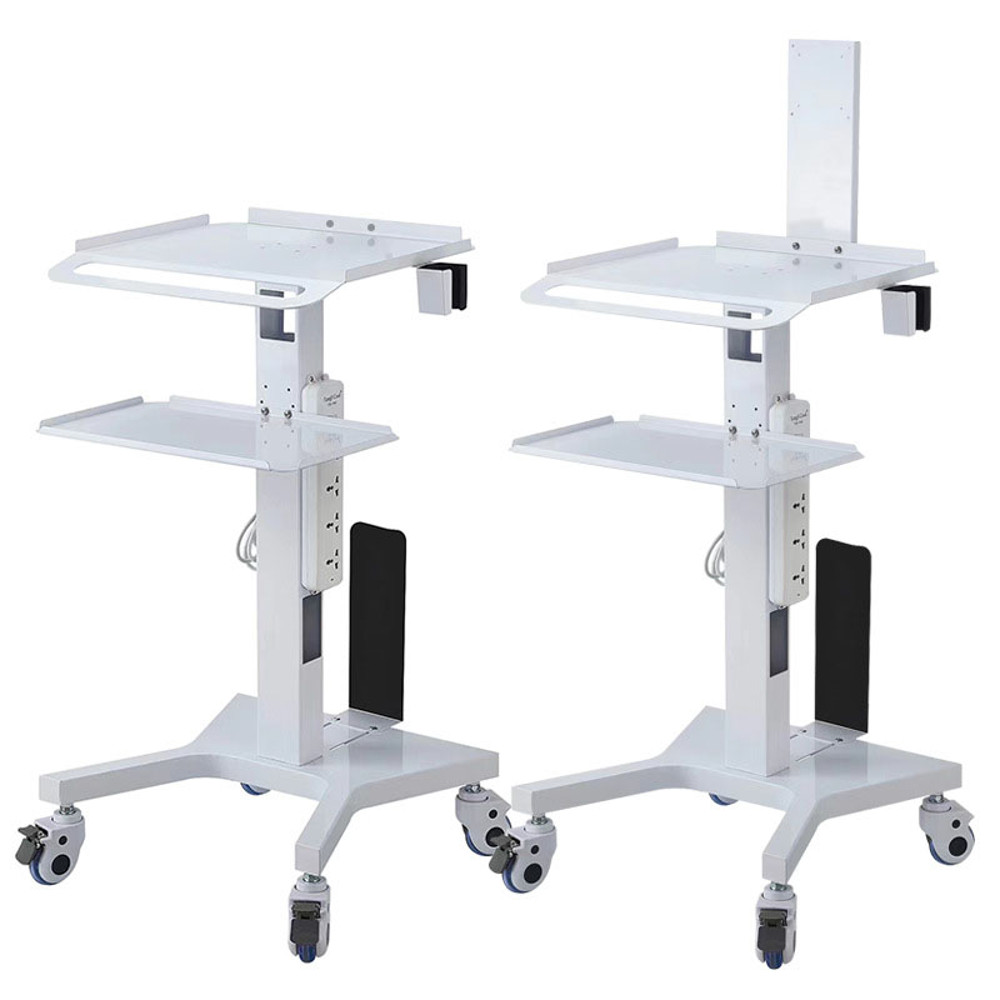 Dental Mobile Workstation Adjustable Medical Trolley For Oral Scanner Laptop Hospital Equipment 3