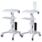 Dental Mobile Workstation Adjustable Medical Trolley For Oral Scanner Laptop Hospital Equipment 3