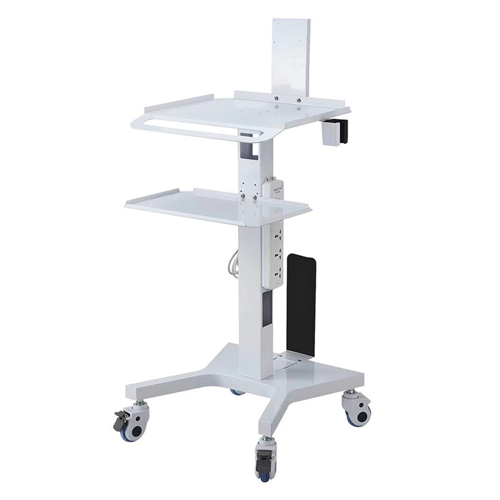 Dental Mobile Workstation Adjustable Medical Trolley For Oral Scanner Laptop Hospital Equipment 6