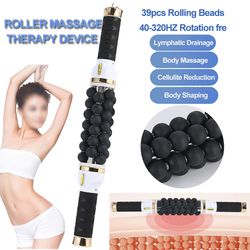 professional body contouring machine, 7d fitness massager with rotating beads for anti-cellulite & muscle therapy