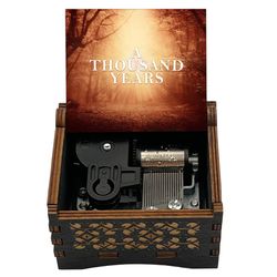 romantic a thousand years music box, perfect wedding, birthday & vampire movie theme gift